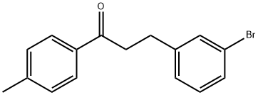 3-(3-BROMOPHENYL)-4'-METHYLPROPIOPHENONE 结构式