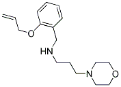 N-(2-(ALLYLOXY)BENZYL)-3-MORPHOLIN-4-YLPROPAN-1-AMINE 结构式