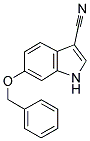 2-(6-BENZYLOXYINDOLYL)ACETONITRILE 结构式