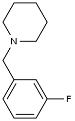 1-(3-FLUOROBENZYL)PIPERIDINE 结构式