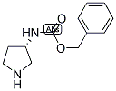 (S)-PYRROLIDIN-3-YL-CARBAMIC ACID BENZYL ESTER 结构式