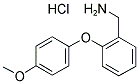 2-(4-METHOXYPHENOXY)BENZYLAMINE HYDROCHLORIDE 结构式