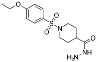 1-(4-ETHOXY-BENZENESULFONYL)-PIPERIDINE-4-CARBOXYLIC ACID HYDRAZIDE 结构式