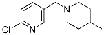 1-[(6-CHLORO-3-PYRIDINYL)METHYL]-4-METHYLPIPERIDINE 结构式