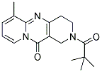 2-(2,2-DIMETHYLPROPANOYL)-6-METHYL-1,2,3,4-TETRAHYDRO-11H-DIPYRIDO[1,2-A:4',3'-D]PYRIMIDIN-11-ONE 结构式