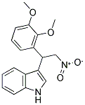 3-[1-(2,3-DIMETHOXY-PHENYL)-2-NITRO-ETHYL]-1H-INDOLE 结构式