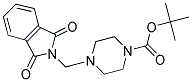 4-[2-(1,3-DIHYDRO-1,3DIOXO-2H-ISOINDOL-YL)METHYL]-1-PIPERAZINECARBOXYLIC ACID, 1,1-DIMETHYLETHYL ESTER 结构式