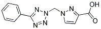 1-(5-PHENYL-TETRAZOL-2-YLMETHYL)-1 H-PYRAZOLE-3-CARBOXYLIC ACID 结构式