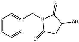 N-苄基-3-羟基-2,5-二吡咯烷酮 结构式