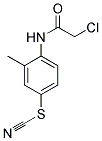 4-[(CHLOROACETYL)AMINO]-3-METHYLPHENYL THIOCYANATE 结构式