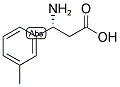 (R)-3-氨基-3-(3-甲基苯基)-丙酸 结构式