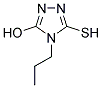 5-MERCAPTO-4-PROPYL-4H-1,2,4-TRIAZOL-3-OL 结构式