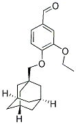 4-(1-ADAMANTYLMETHOXY)-3-ETHOXYBENZALDEHYDE 结构式