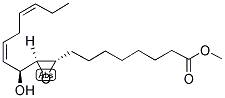 METHYL 9(S),10(S)-EPOXY-11(S)-HYDROXY-12(Z),15(Z)-OCTADECENOATE 结构式