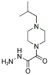 (4-ISOBUTYL-PIPERAZIN-1-YL)-OXO-ACETIC ACID HYDRAZIDE 结构式