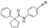 N-(4-CYANOPHENYL)(PHENYLCYCLOPENTYL)FORMAMIDE 结构式