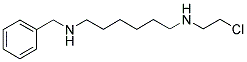 N-BENZYL-N-(6-[(2-CHLOROETHYL)AMINO]HEXYL)AMINE 结构式