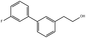 3-(3-氟苯基)苯乙醇 结构式