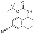 1-N-BOC-AMINO-6-CYANO-1,2,3,4-TETRAHYDRONAPHTHALENE 结构式