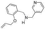(2-ALLYLOXY-BENZYL)-PYRIDIN-3-YLMETHYL-AMINE 结构式