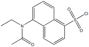 5-(ACETYL-ETHYL-AMINO)-NAPHTHALENE-1-SULFONYL CHLORIDE 结构式