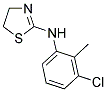(3-CHLORO-2-METHYL-PHENYL)-(4,5-DIHYDRO-THIAZOL-2-YL)-AMINE 结构式