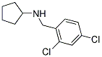 N-(2,4-DICHLOROBENZYL)CYCLOPENTANAMINE 结构式