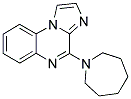 4-Azepan-1-ylimidazo[1,2-a]quinoxaline 结构式