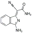 (2Z)-2-(3-AMINO-1H-ISOINDOL-1-YLIDENE)-2-CYANOACETAMIDE 结构式