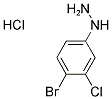 1-(4-BROMO-3-CHLOROPHENYL)HYDRAZINE HYDROCHLORIDE 结构式