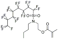 2-(N-BUTYLPERFLUOROOCTANESULFAMIDO)ETHYL METHACRYLATE 结构式