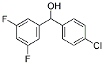 α-(4-氯苯基)-3,5-二氟苯甲醇 结构式
