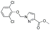 1-(2,6-DICHLORO-PHENOXYMETHYL)-1 H-PYRAZOLE-3-CARBOXYLIC ACID METHYL ESTER 结构式