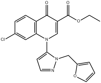 2-(5-METHYL-PYRAZOL-1-YLMETHYL)-QUINOLINE-4-CARBOXYLIC ACID 结构式