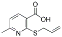 2-(Allylsulfanyl)-6-methylnicotinic acid 结构式