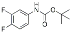 TERT-BUTYL 3,4-DIFLUOROPHENYLCARBAMATE 结构式