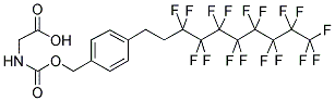 N-(F17 CBZ) GLYCINE 结构式