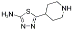 5-(4-PIPERIDINYL)-1,3,4-THIADIAZOL-2-AMINE 结构式