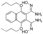 2,3-DIAMIDOXIMO-1,4-DI(N-BUTOXY)-NAPHTHALENE 结构式