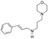 N-(3-MORPHOLIN-4-YLPROPYL)-3-PHENYLPROP-2-EN-1-AMINE 结构式