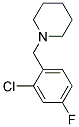 1-(2-CHLORO-4-FLUOROBENZYL)PIPERIDINE 结构式