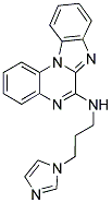 (3-IMIDAZOL-1-YL-PROPYL)-(5,7,11B-TRIAZA-BENZO[C]FLUOREN-6-YL)-AMINE 结构式