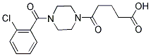 5-[4-(2-CHLOROBENZOYL)PIPERAZIN-1-YL]-5-OXOPENTANOIC ACID 结构式