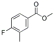 4-Fluoro-3-methylbenzoic acid methyl ester 结构式