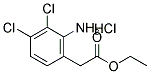 2-AMINO-3,4-DICHLORO-BENZENE ACETIC ACID ETHYL ESTER HYDROCHLORIDE 结构式