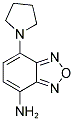 7-PYRROLIDIN-1-YL-BENZO[1,2,5]OXADIAZOL-4-YLAMINE 结构式