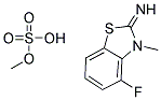 4-FLUORO-3-METHYL-1,3-BENZOTHIAZOL-2(3H)-IMINE METHYL SULFATE 结构式