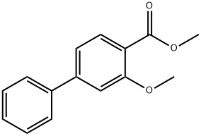 3-甲氧基-[1,1'-联苯]-4-甲酸甲酯 结构式