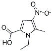 1-ETHYL-4-NITRO-5-METHYL-1H-PYRROLE-2-CARBOXYLIC ACID 结构式