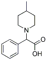 (4-METHYL-PIPERIDIN-1-YL)-PHENYL-ACETIC ACID 结构式